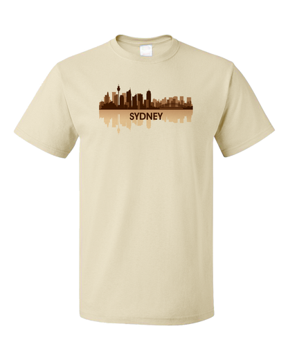 Unisex Natural Sydney, Australia City Skyline - Sydney Love Hometown Pride T-shirt