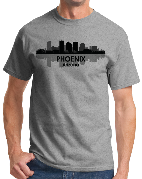 Unisex Grey Phoenix, AZ City Skyline - Arizona Love Pride Phoenix Souvenir T-shirt