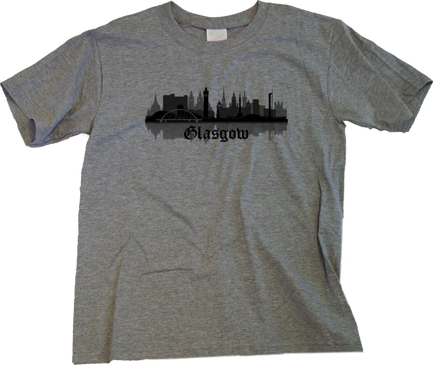 Youth Grey Skyline Of Glasgow, UK - Scottish Pride Love Glasgow City F.C. T-shirt