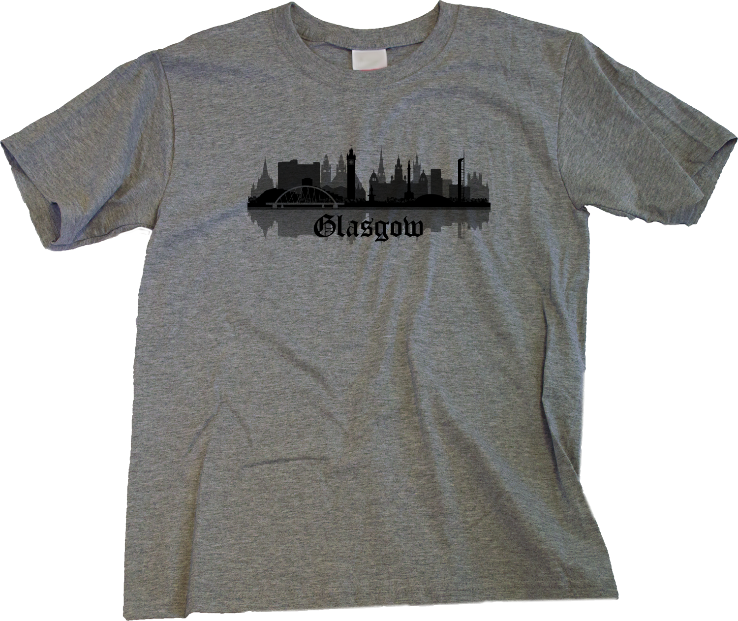 Youth Grey Skyline Of Glasgow, UK - Scottish Pride Love Glasgow City F.C. T-shirt