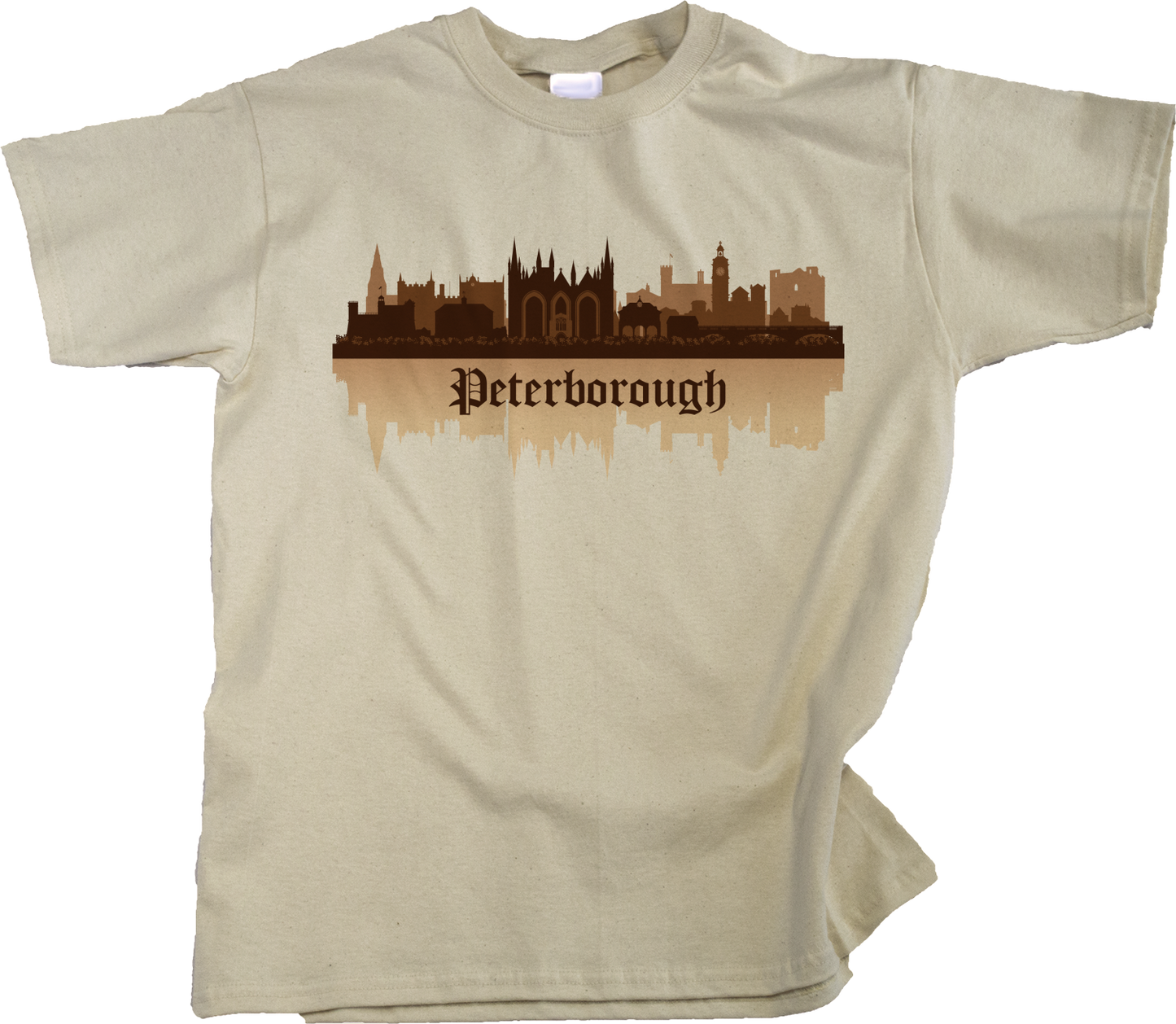 Youth Natural Skyline Of Peterborough, UK - Peterborough United Football Club T-shirt