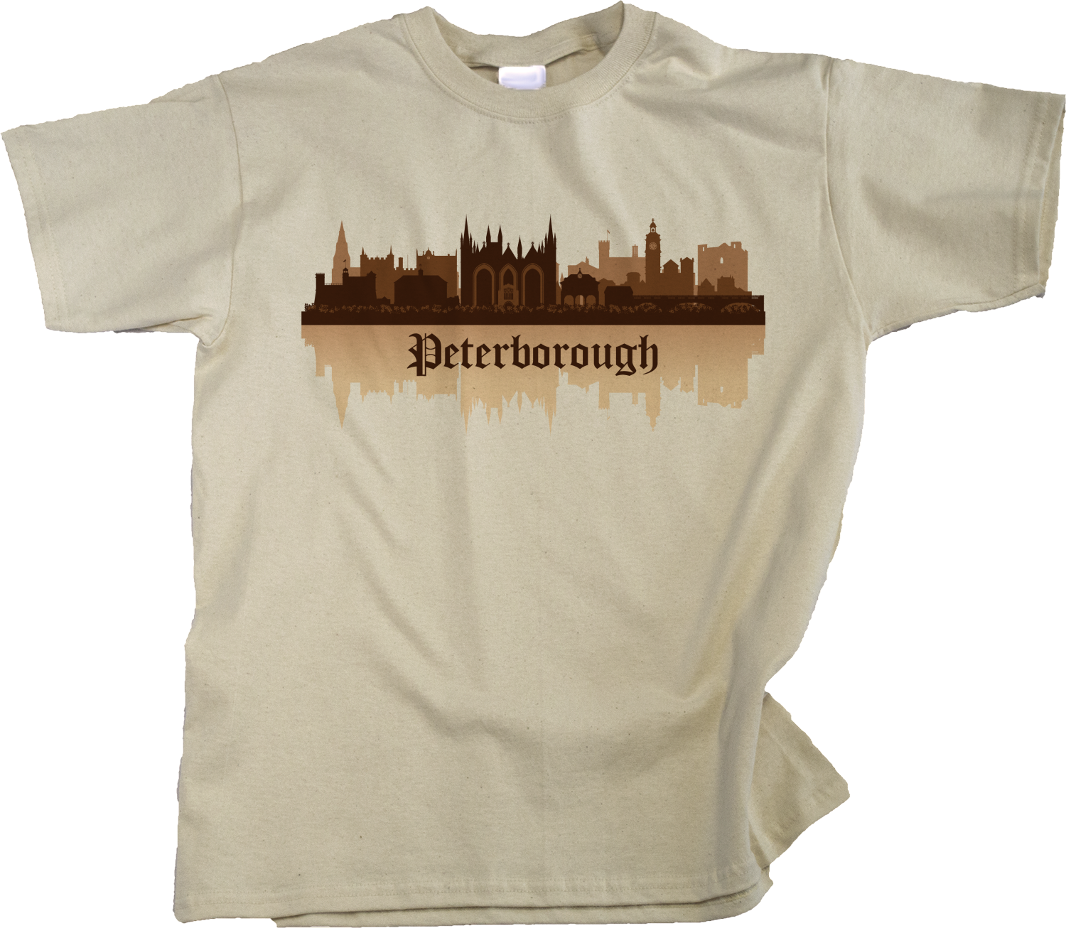 Youth Natural Skyline Of Peterborough, UK - Peterborough United Football Club T-shirt