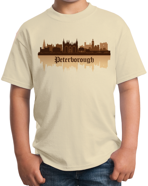 Youth Natural Skyline Of Peterborough, UK - Peterborough United Football Club T-shirt