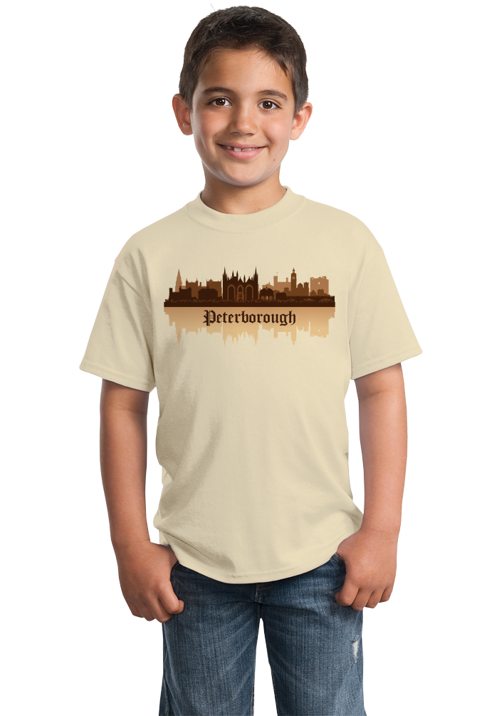 Youth Natural Skyline Of Peterborough, UK - Peterborough United Football Club T-shirt