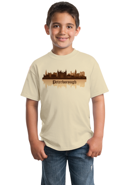 Youth Natural Skyline Of Peterborough, UK - Peterborough United Football Club T-shirt