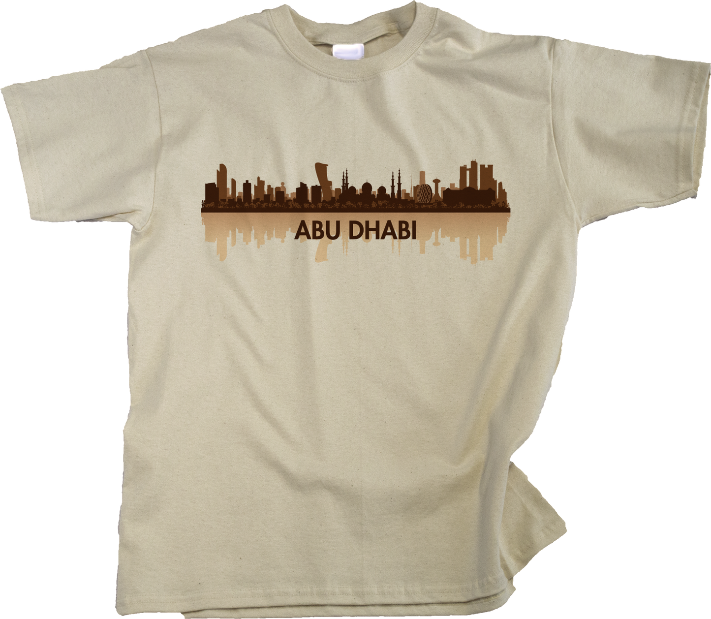 Youth Natural Skyline Of Abu Dhabi, UAE - United Arab Emirates Dubai City T-shirt