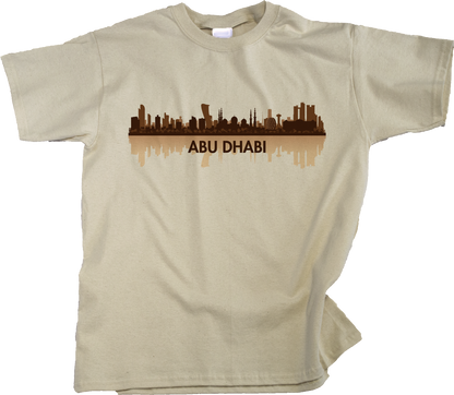 Youth Natural Skyline Of Abu Dhabi, UAE - United Arab Emirates Dubai City T-shirt