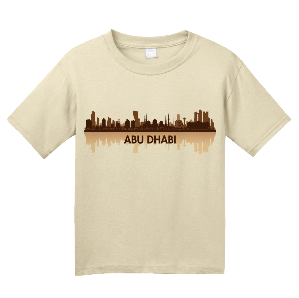 Youth Natural Skyline Of Abu Dhabi, UAE - United Arab Emirates Dubai City T-shirt