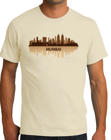 Unisex Natural Skyline Of Mumbai, India - Indian City Pride Bombay Bollywood T-shirt