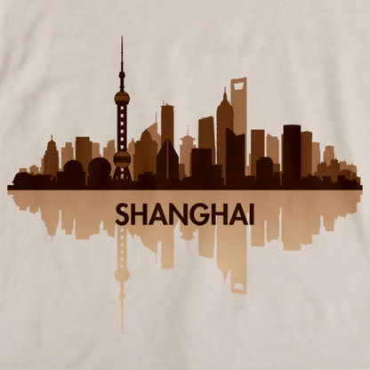 Skyline of Shanghai, China Natural art preview