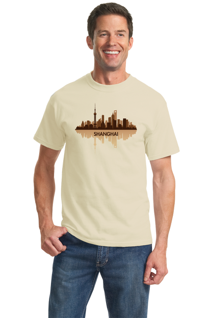 Unisex Natural Skyline Of Shanghai, China - Chinese City Love Shanghai Shenhua T-shirt