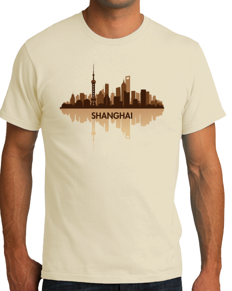 Unisex Natural Skyline Of Shanghai, China - Chinese City Love Shanghai Shenhua T-shirt