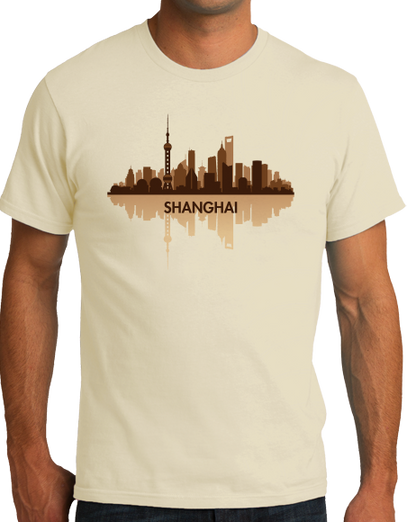 Unisex Natural Skyline Of Shanghai, China - Chinese City Love Shanghai Shenhua T-shirt