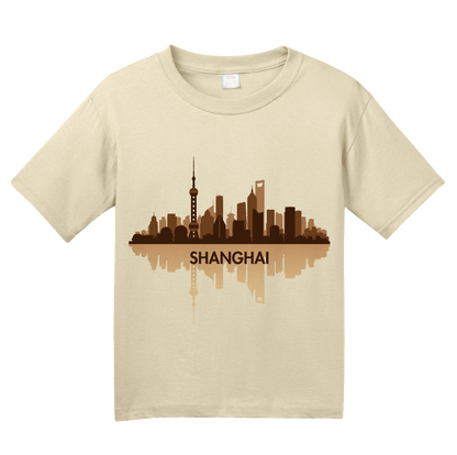 Youth Natural Skyline Of Shanghai, China - Chinese City Love Shanghai Shenhua T-shirt