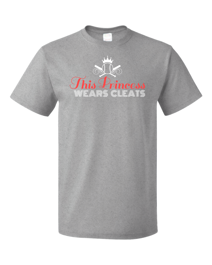Standard Grey This Princess Wears Cleats - Soccer Player Girl Pride Power T-shirt