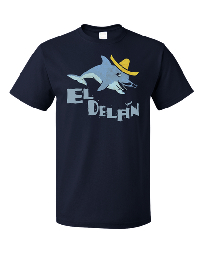 Standard Navy El Delfin - Spanish Vocabulary Word Dolphin Cute Fun Espanol T-shirt