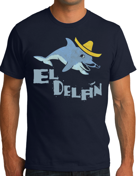 Standard Navy El Delfin - Spanish Vocabulary Word Dolphin Cute Fun Espanol T-shirt