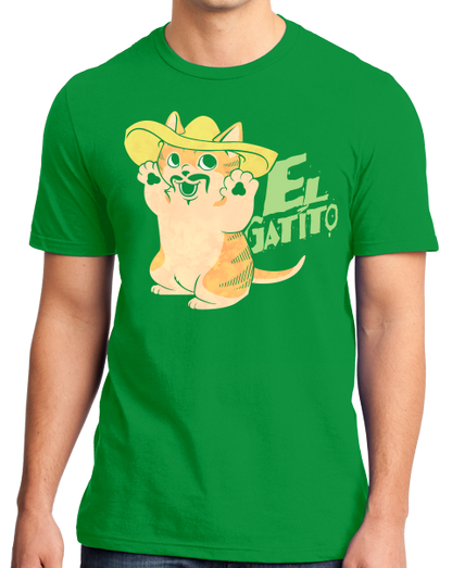 Standard Green El Gatito - Spanish Vocab Kitten Cute Fun Espanol Adorable T-shirt