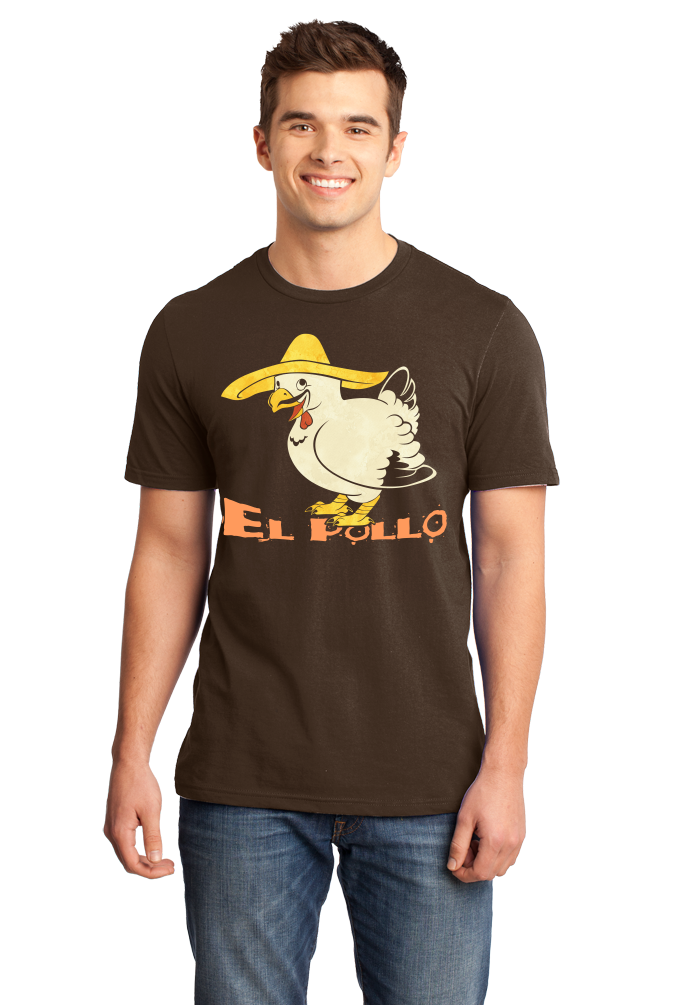 Standard Brown El Pollo - Spanish Translation Chicken Funny Cute Espanol T-shirt