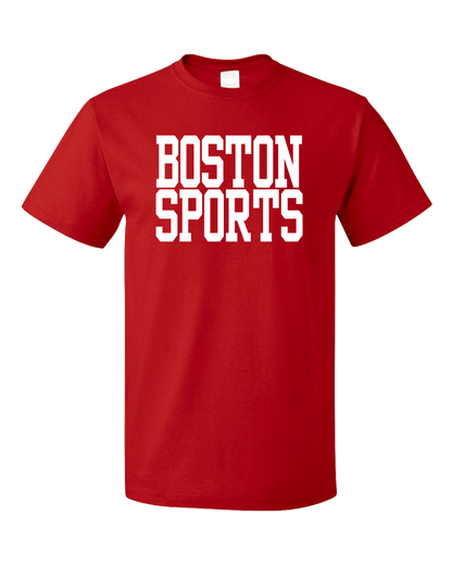 Standard Red Boston Sports - Generic Funny Sports Fan T-shirt