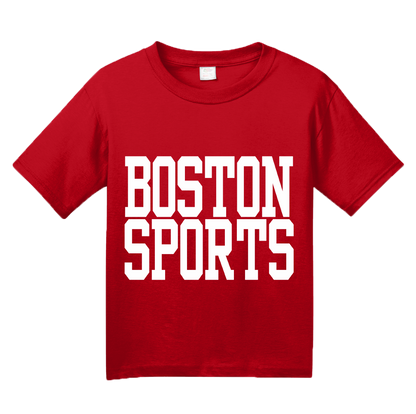 Youth Red Boston Sports - Generic Funny Sports Fan T-shirt