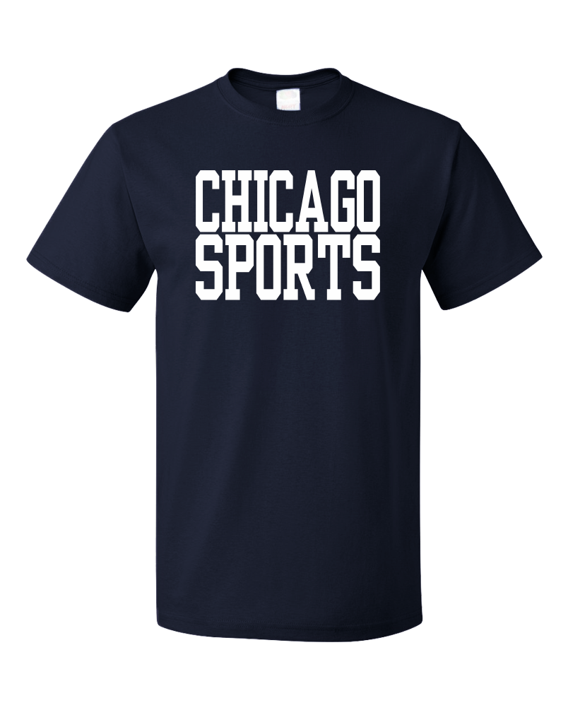 Standard Navy Chicago Sports - Generic Funny Sports Fan T-shirt