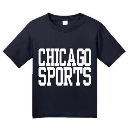 Youth Navy Chicago Sports - Generic Funny Sports Fan T-shirt