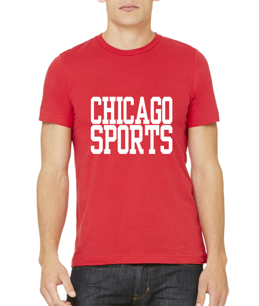 Standard Red Chicago Sports - Generic Funny Sports Fan T-shirt
