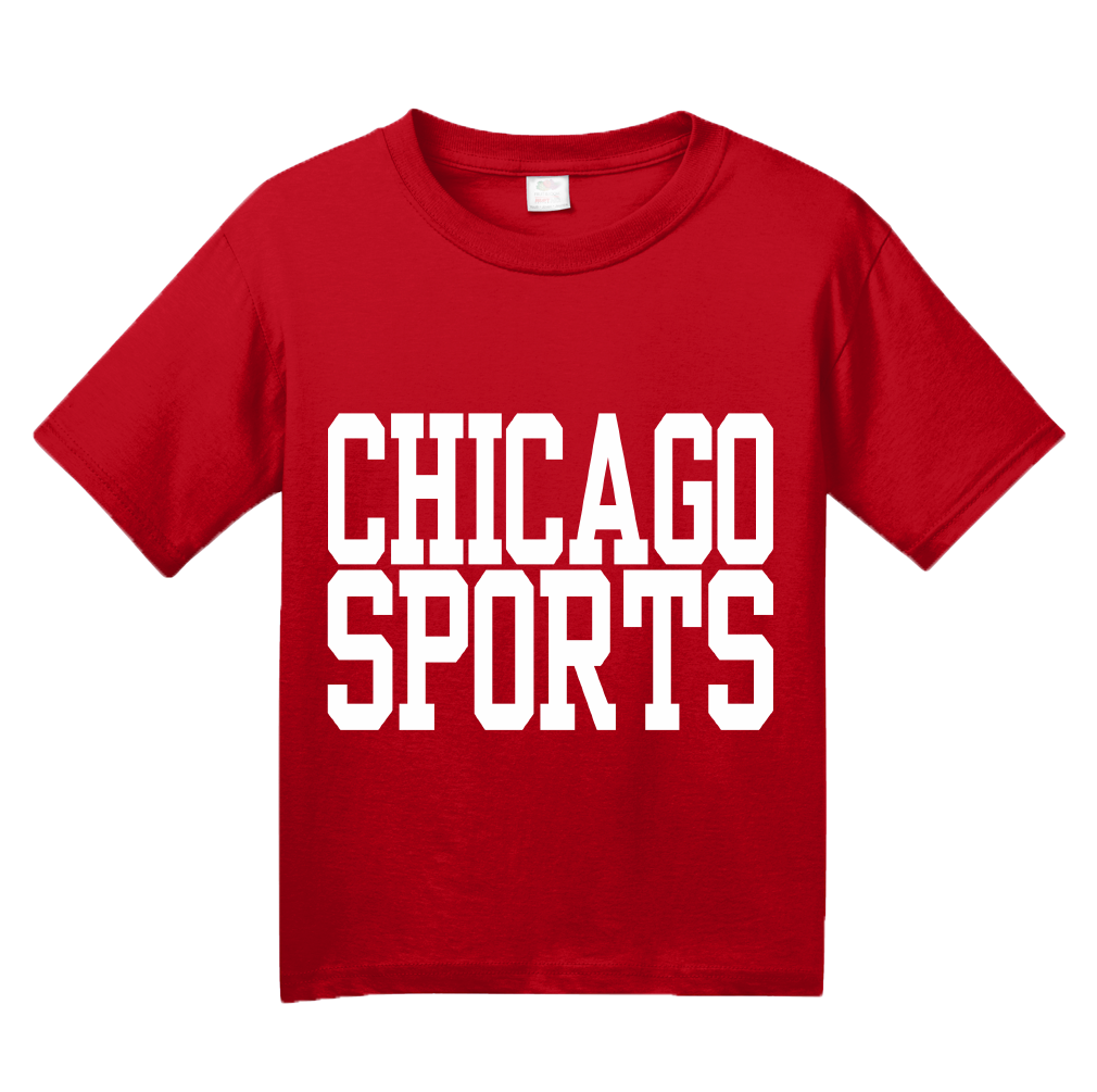 Youth Red Chicago Sports - Generic Funny Sports Fan T-shirt