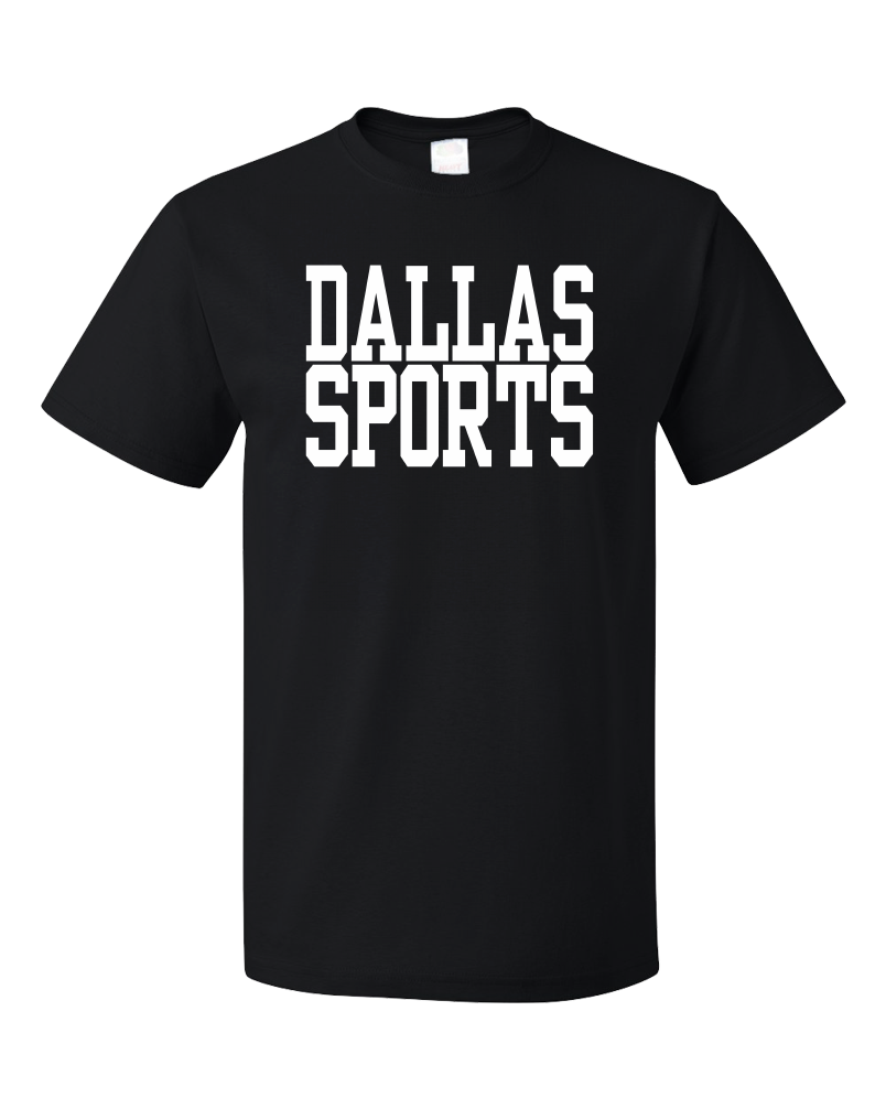 Standard Black Dallas Sports - Generic Funny Sports Fan T-shirt