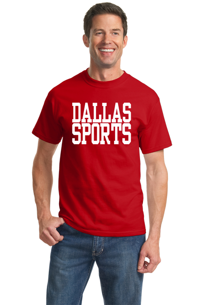 Standard Red Dallas Sports - Generic Funny Sports Fan T-shirt