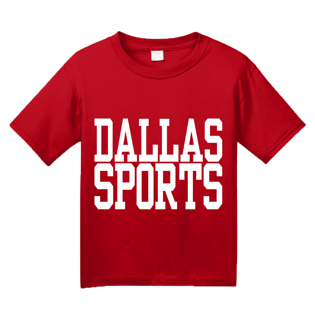 Youth Red Dallas Sports - Generic Funny Sports Fan T-shirt