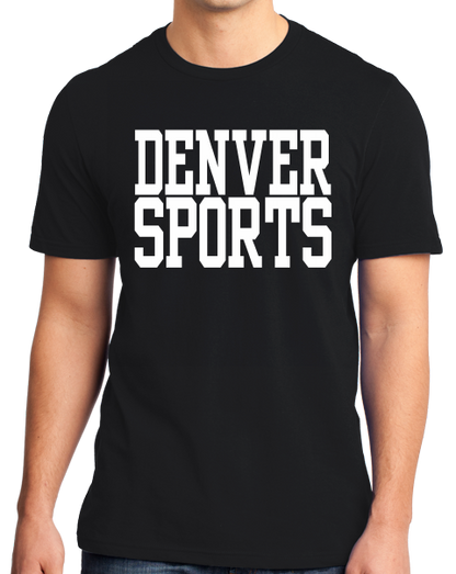 Standard Black Denver Sports - Generic Funny Sports Fan T-shirt