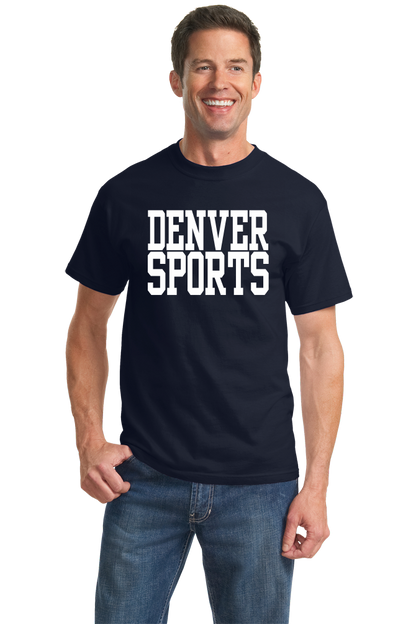 Standard Navy Denver Sports - Generic Funny Sports Fan T-shirt