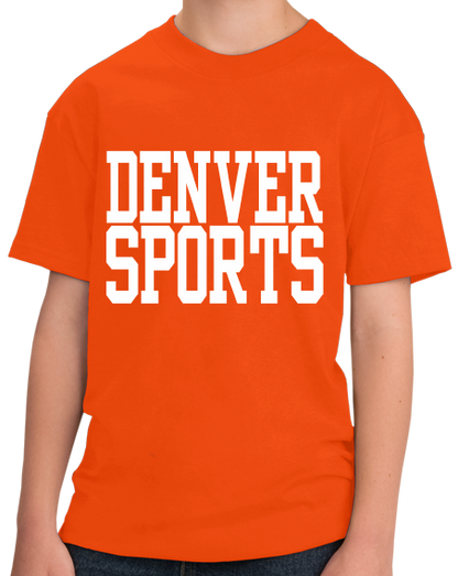 Youth Orange Denver Sports - Generic Funny Sports Fan T-shirt