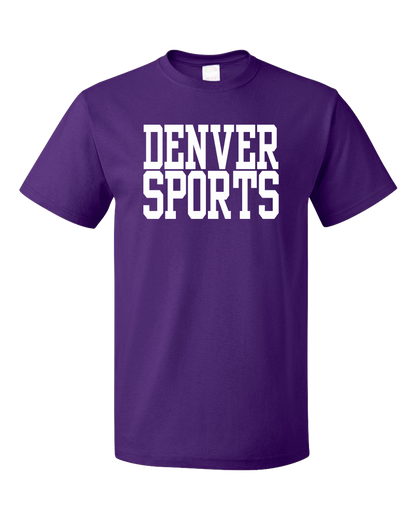 Standard Purple Denver Sports - Generic Funny Sports Fan T-shirt