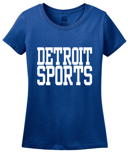 Ladies Royal Detroit Sports - Generic Funny Sports Fan T-shirt