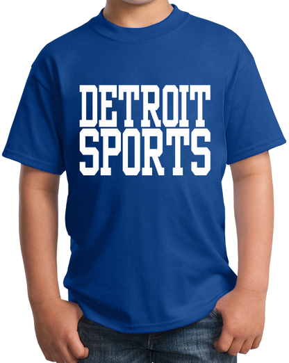 Youth Royal Detroit Sports - Generic Funny Sports Fan T-shirt
