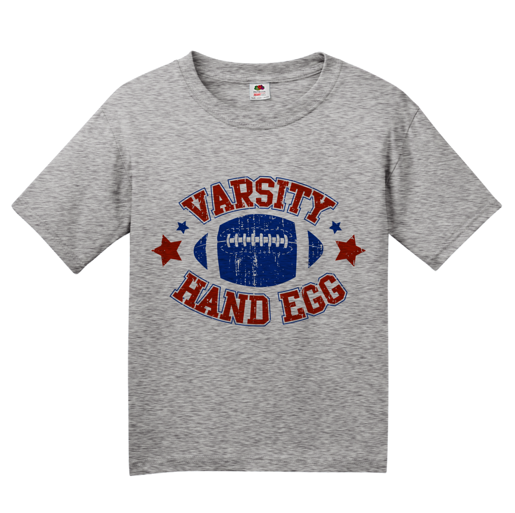 Youth Grey Varsity Hand Egg - Reddit Football Anti-Sports Humor 