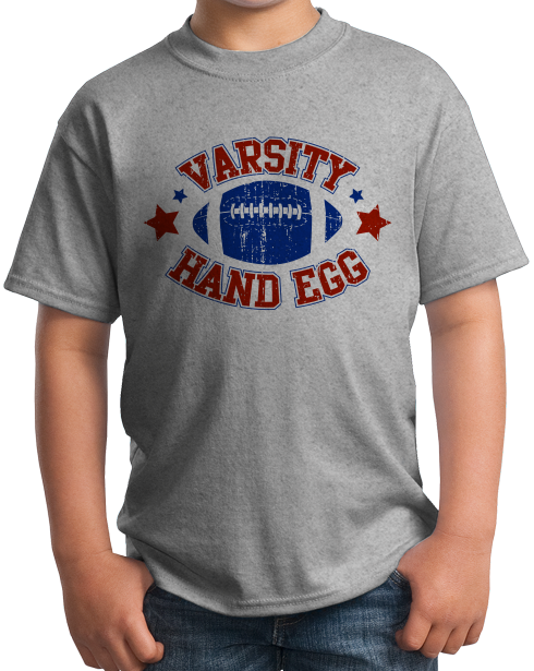 Youth Grey Varsity Hand Egg - Reddit Football Anti-Sports Humor 