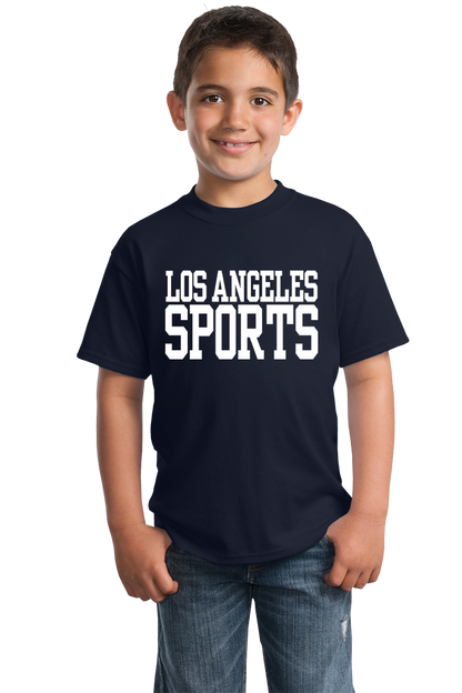 Youth Navy Los Angeles Sports - Generic Funny Sports Fan T-shirt