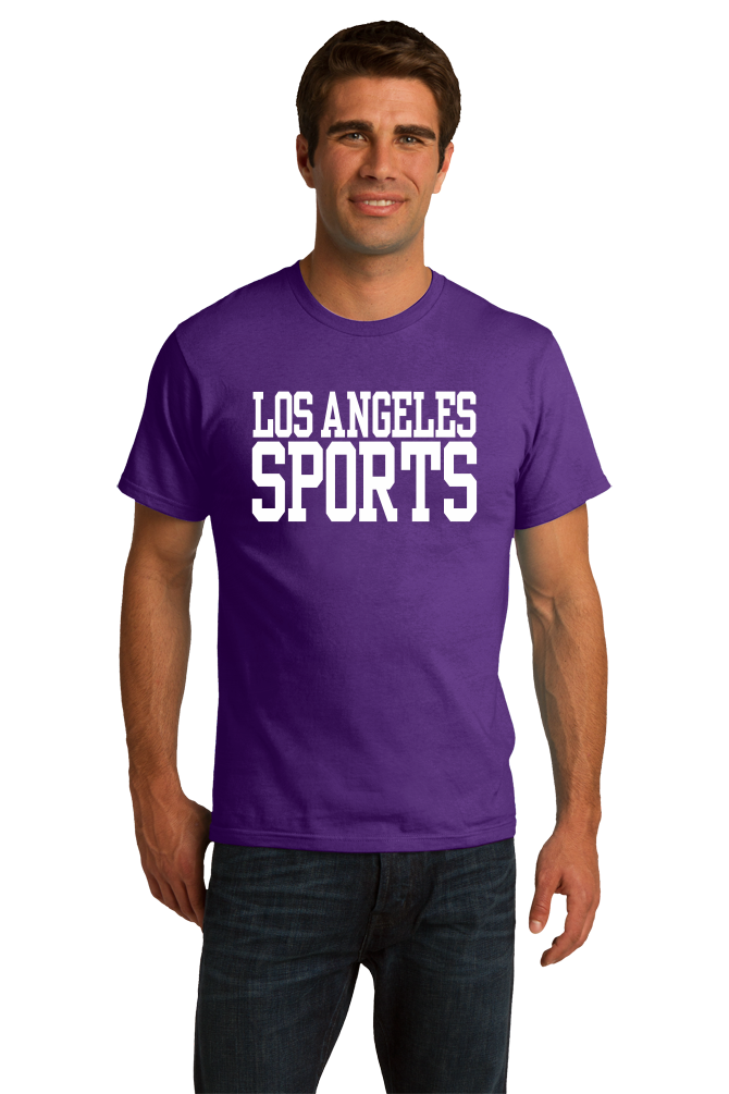 Standard Purple Los Angeles Sports - Generic Funny Sports Fan T-shirt