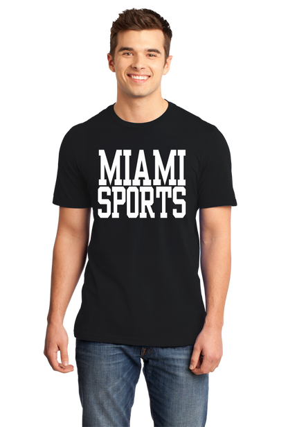 Standard Black Miami Sports - Generic Funny Sports Fan T-shirt