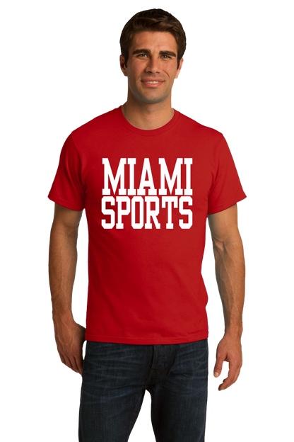 Standard Red Miami Sports - Generic Funny Sports Fan T-shirt