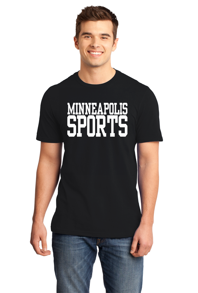 Standard Black Minneapolis Sports - Generic Funny Sports Fan T-shirt