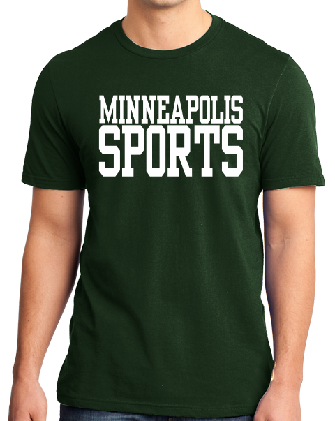 Standard Forest Green Minneapolis Sports - Generic Funny Sports Fan T-shirt