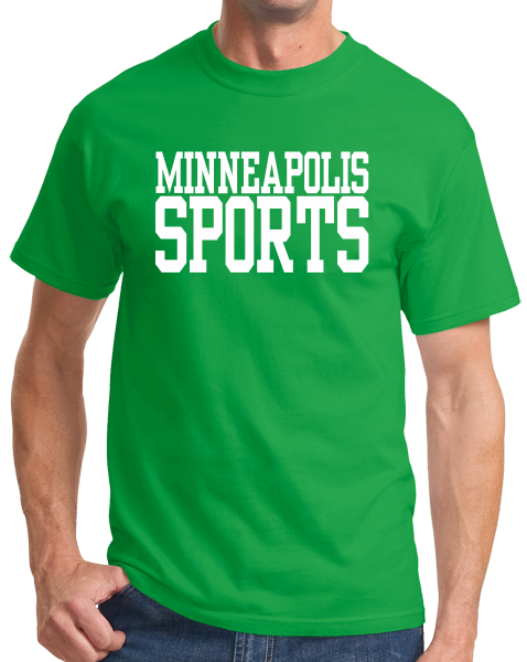 Standard Green Minneapolis Sports - Generic Funny Sports Fan T-shirt