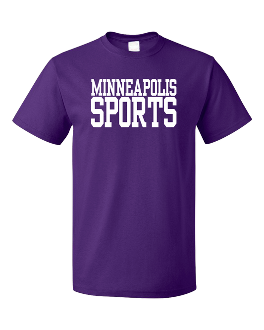 Standard Purple Minneapolis Sports - Generic Funny Sports Fan T-shirt