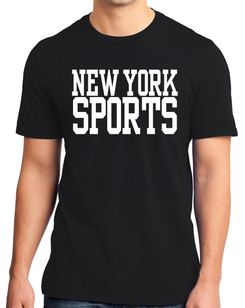 Standard Black New York Sports - Generic Funny Sports Fan T-shirt