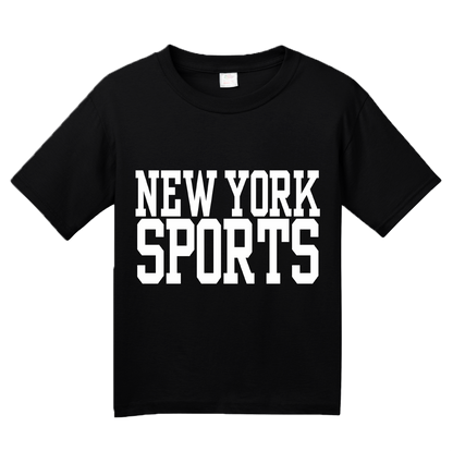 Youth Black New York Sports - Generic Funny Sports Fan T-shirt